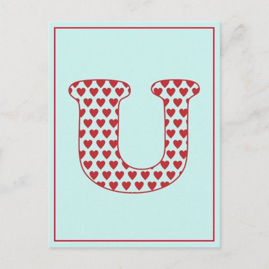 Love U Briefkaart (Voorkant)