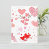Love U Kaart (Staand voorkant)