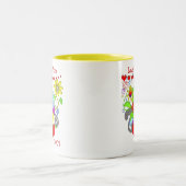 Love U Mam Tweekleurige Koffiemok (Center)