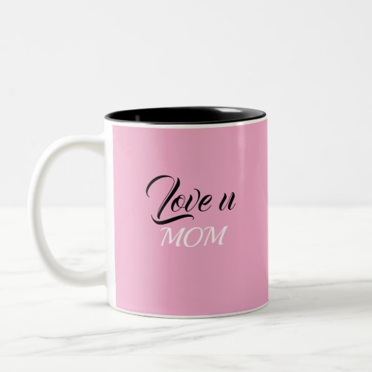 Love U Mom Coffee Mok / Het perfecte cadeau voor h (Links)