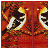 Love U Tanager Fabric Stof (Close Up)