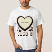 LOVE U Teddy Bear T-shirt (Voorkant)