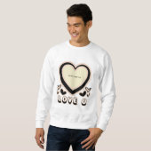LOVE U Teddy Bear T-Shirt Trucker Hat (Voorkant volledig)