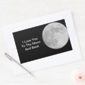 Love U to the Moon N back Stickers (Envelop)