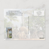 LOVE uit Puerto Rico Briefkaart (Achterkant)