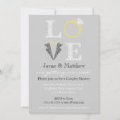 LOVE-uitnodiging Kaart (Voorkant)