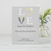 LOVE-uitnodiging Kaart (Staand voorkant)