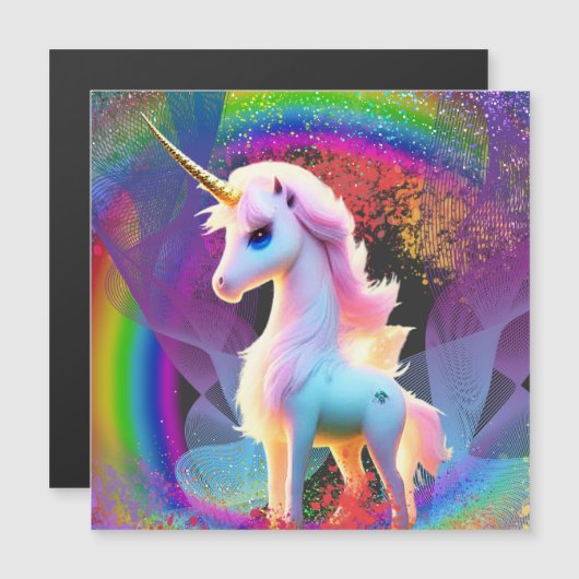 Love Unicorn Rainbow (Voorkant / Achterkant)