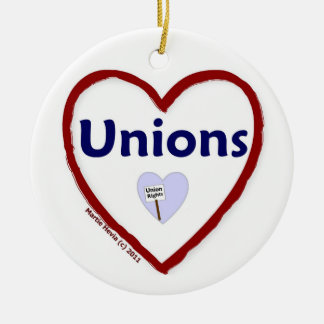 Love Unions Keramisch Ornament
