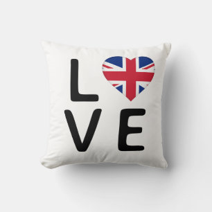 Love - United Kingdom Flag Kussen