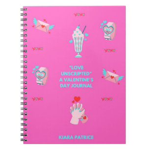 Love Unscripted: A Valentijnsdag Journal Notitieboek