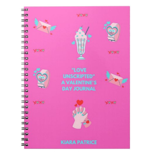 Love Unscripted: A Valentijnsdag Journal Notitieboek (Voorkant)
