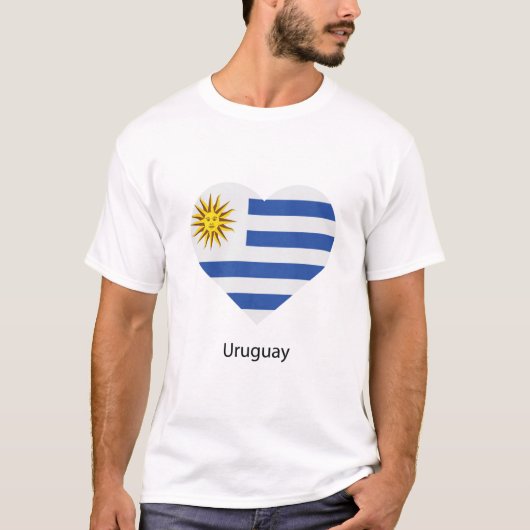 Love Uruguay T-shirt (Voorkant)