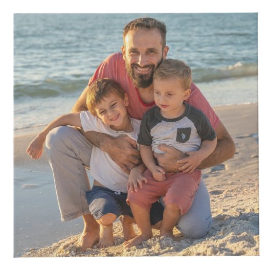 "LOVE US" Familiefoto PERSONALISEREN Kubus (Rechts)