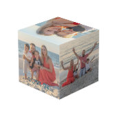 "LOVE US" Familiefoto PERSONALISEREN Kubus (Achter hoekig)