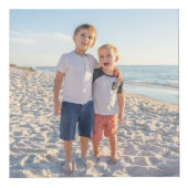 "LOVE US" Familiefoto PERSONALISEREN Kubus (Voorkant)