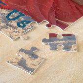 "LOVE US" Familiefoto PERSONALISEREN Legpuzzel (Zijkant)