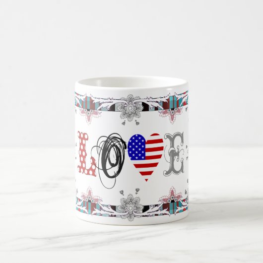Love USA Koffiemok (Center)