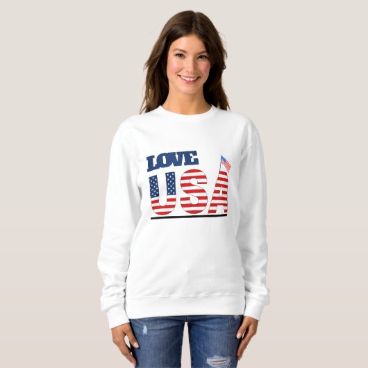 Love USA nieuwe trending vrouw t-shirts design 202 (Voorkant volledig)