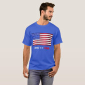 Love USA/Red White Blue Flag T-Shirt (Voorkant volledig)