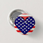 Love USA Ronde Button 3,2 Cm (Voorkant /achterkant)
