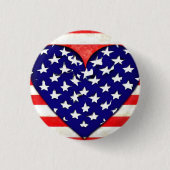 Love USA Ronde Button 3,2 Cm (Voorkant)