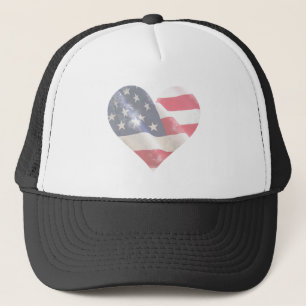 Love USA Rustic Americana Flag Stars Stripes Trucker Pet