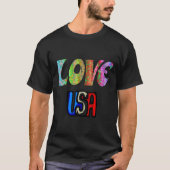 Love USA T-Shirt (Voorkant)