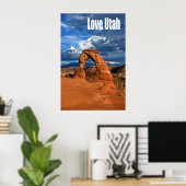 Love Utah Poster (Thuiskantoor)