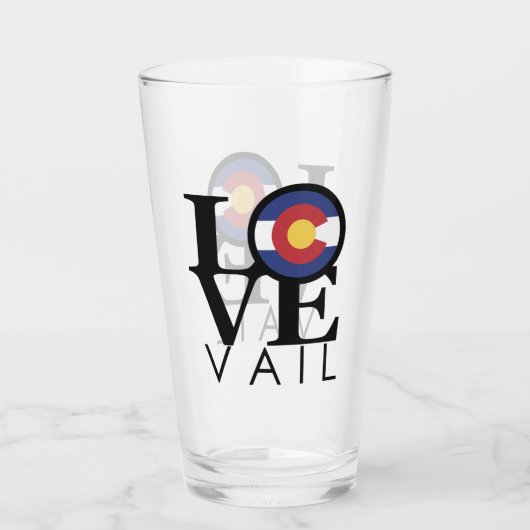 LOVE Vail Colorado Glas (Achterkant)