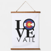 LOVE Vail Colorado Hangend Wandkleed (Voorkant)