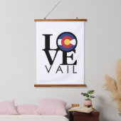 LOVE Vail Colorado Hangend Wandkleed (Slaapkamer)