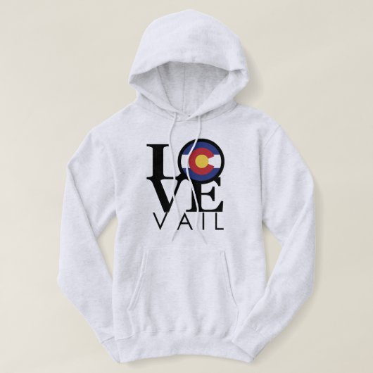 LOVE Vail Colorado Hoodie (Design voorkant)