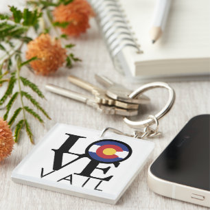 LOVE Vail Colorado Sleutelhanger