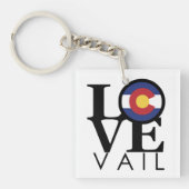 LOVE Vail Colorado Sleutelhanger (Voorkant)