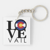 LOVE Vail Colorado Sleutelhanger (Achterkant)