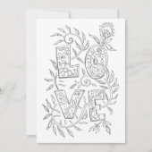 LOVE Valentijn Adult Colour Card Feestdagenkaart (Voorkant)