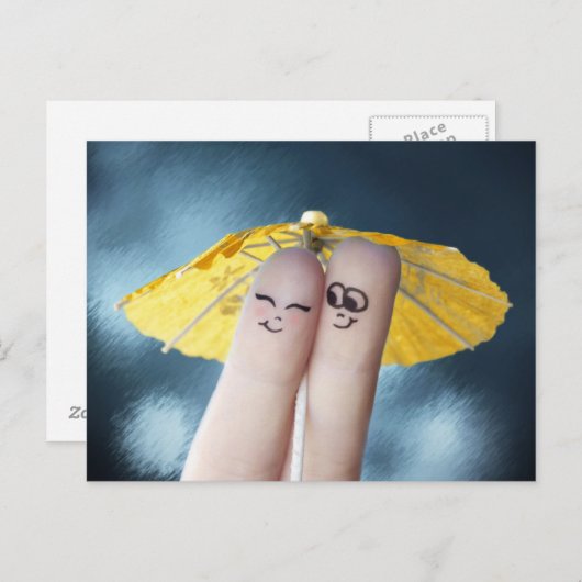 Love Valentijn Briefkaart (Voorkant / Achterkant)