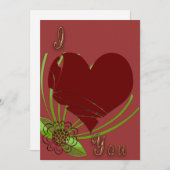 Love Valentijn Kaart (Voorkant / Achterkant)