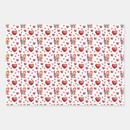 Love Valentijn Wrapping Paper