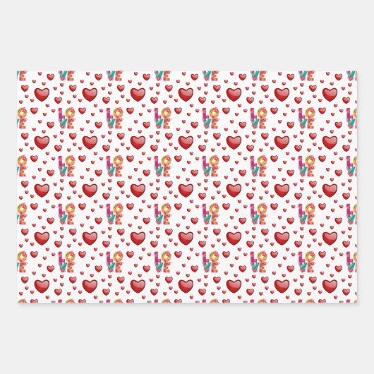 Love Valentijn Wrapping Paper (Voorkant)