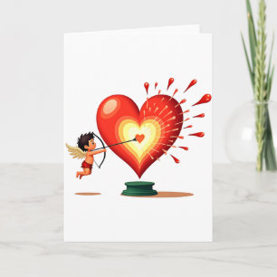 Love Valentijnsdag 1 T-shirt Kaart