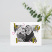 LOVE Valentijnsdag Aangepaste foto's Briefkaart (Staand voorkant)