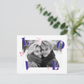  LOVE Valentijnsdag Aangepaste foto's Briefkaart (Staand voorkant)