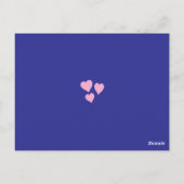  LOVE Valentijnsdag Aangepaste foto's Briefkaart (Achterkant)