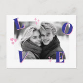 LOVE Valentijnsdag Aangepaste foto's Briefkaart (Voorkant)