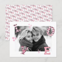  LOVE Valentijnsdag Aangepaste foto's