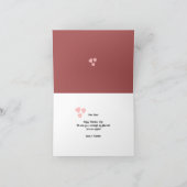  LOVE Valentijnsdag Aangepaste foto's Kaart (Binnen)