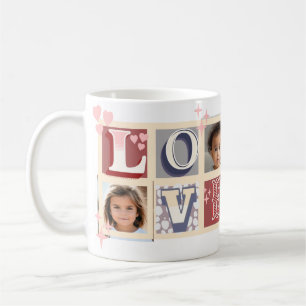 LOVE Valentijnsdag Aangepaste foto's Koffiemok