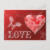 Love Valentijnsdag Briefkaart (Voorkant)